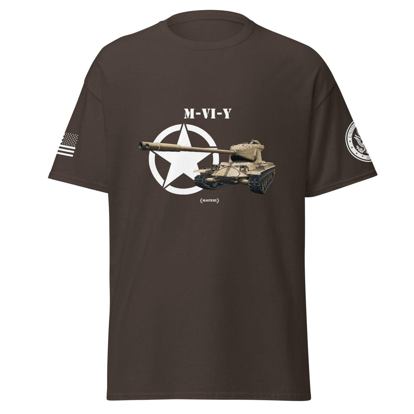 Amerikanischer schwerer Panzer M-VI-Y Mastery T-Shirt T-Shirt 33.99 Herren, M-VI-Y, Mastery, Panzer, schwerer, T-Shirt, Tanks, Thunder, War, World JLR Design