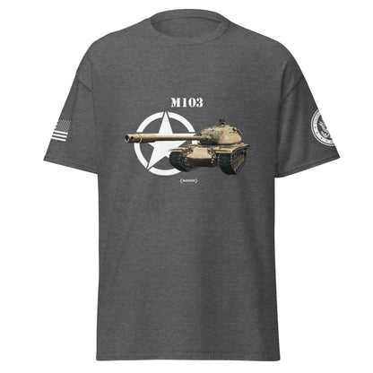 Amerikanischer schwerer Panzer M103 Mastery T-Shirt T-Shirt 33.99 Herren, M103, schwerer, T-Shirt, TanksMastery, Thunder, War, World JLR Design