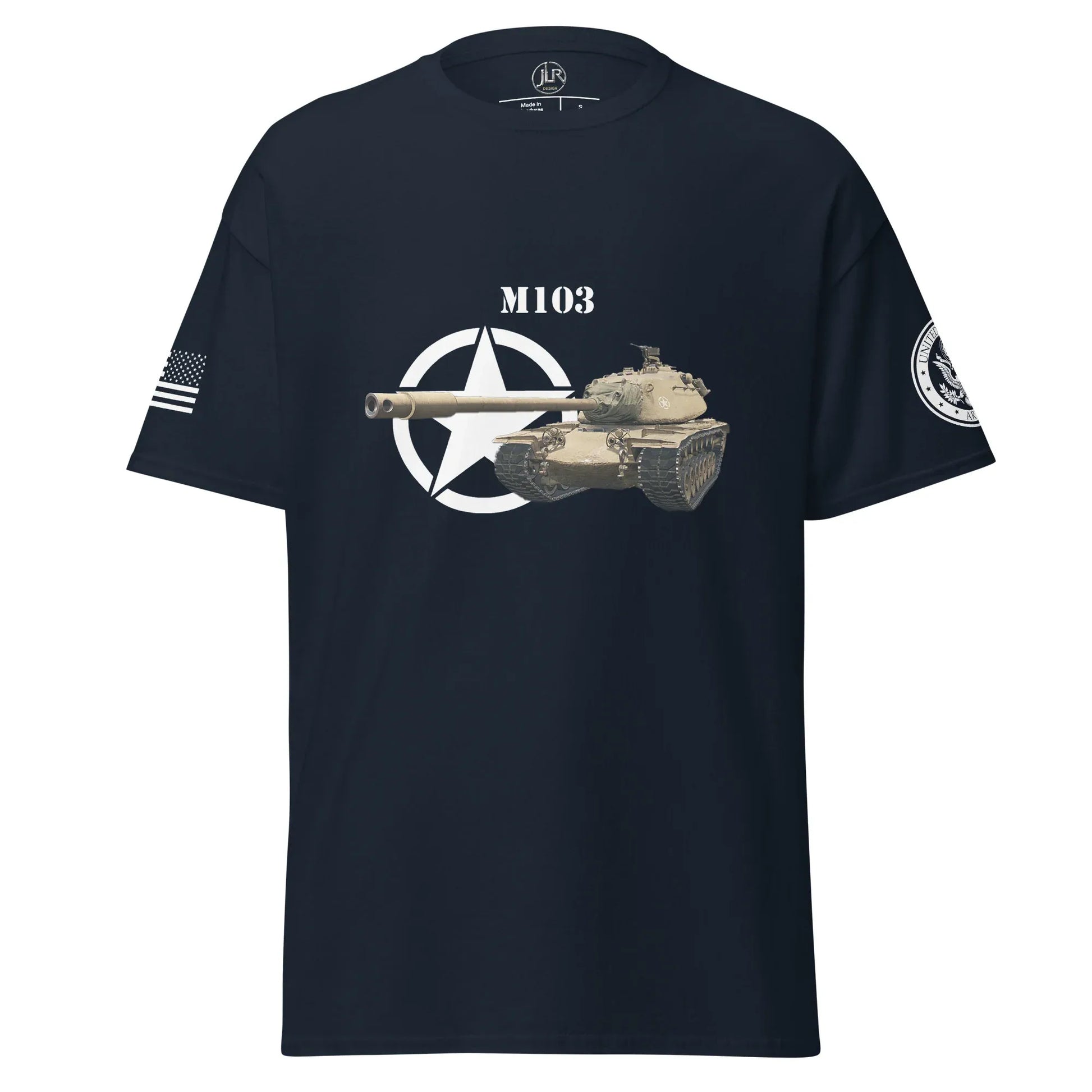 amerikanischer-schwerer-panzer-m103-t-shirt-t-shirt-jlr-design-20168 - JLR Design