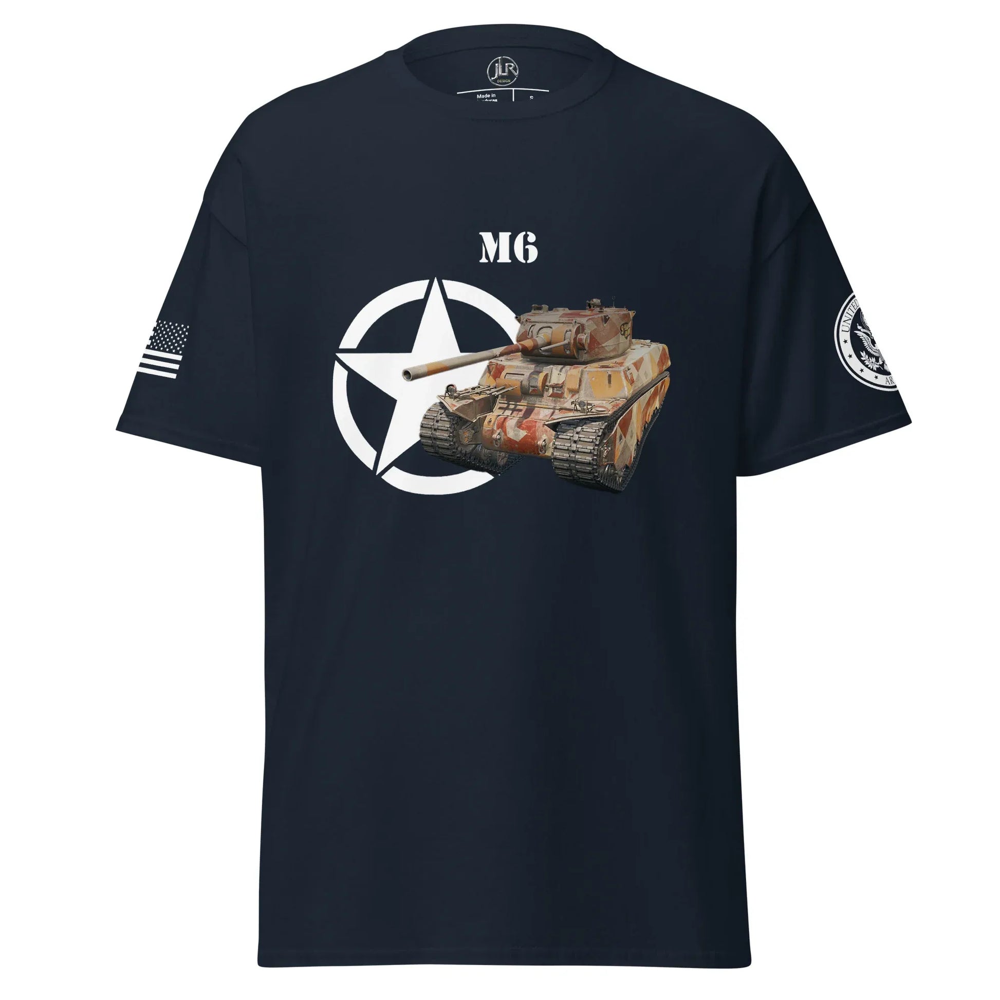 amerikanischer-schwerer-panzer-m6-t-shirt-t-shirt-jlr-design-68344 - JLR Design