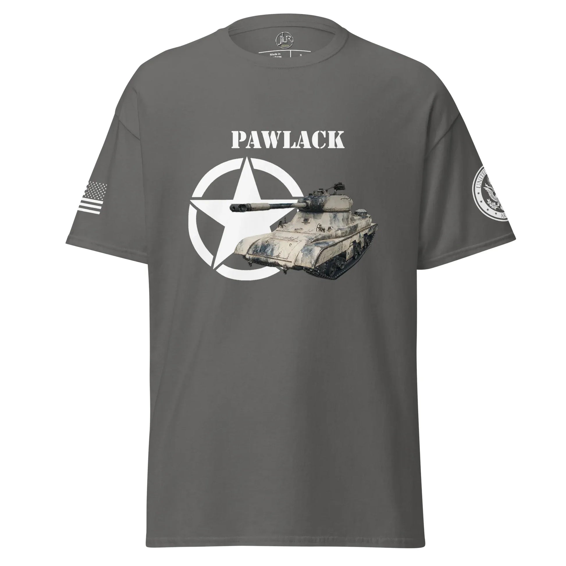 amerikanischer-schwerer-panzer-pawlack-t-shirt-t-shirt-jlr-design-85834 - JLR Design