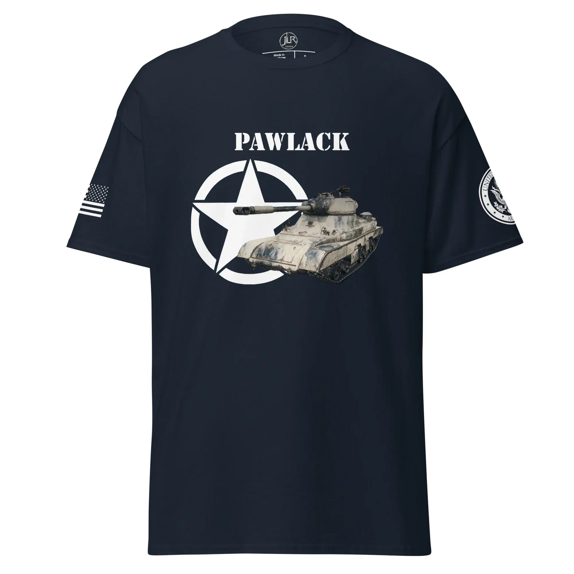 amerikanischer-schwerer-panzer-pawlack-t-shirt-t-shirt-jlr-design-60696 - JLR Design