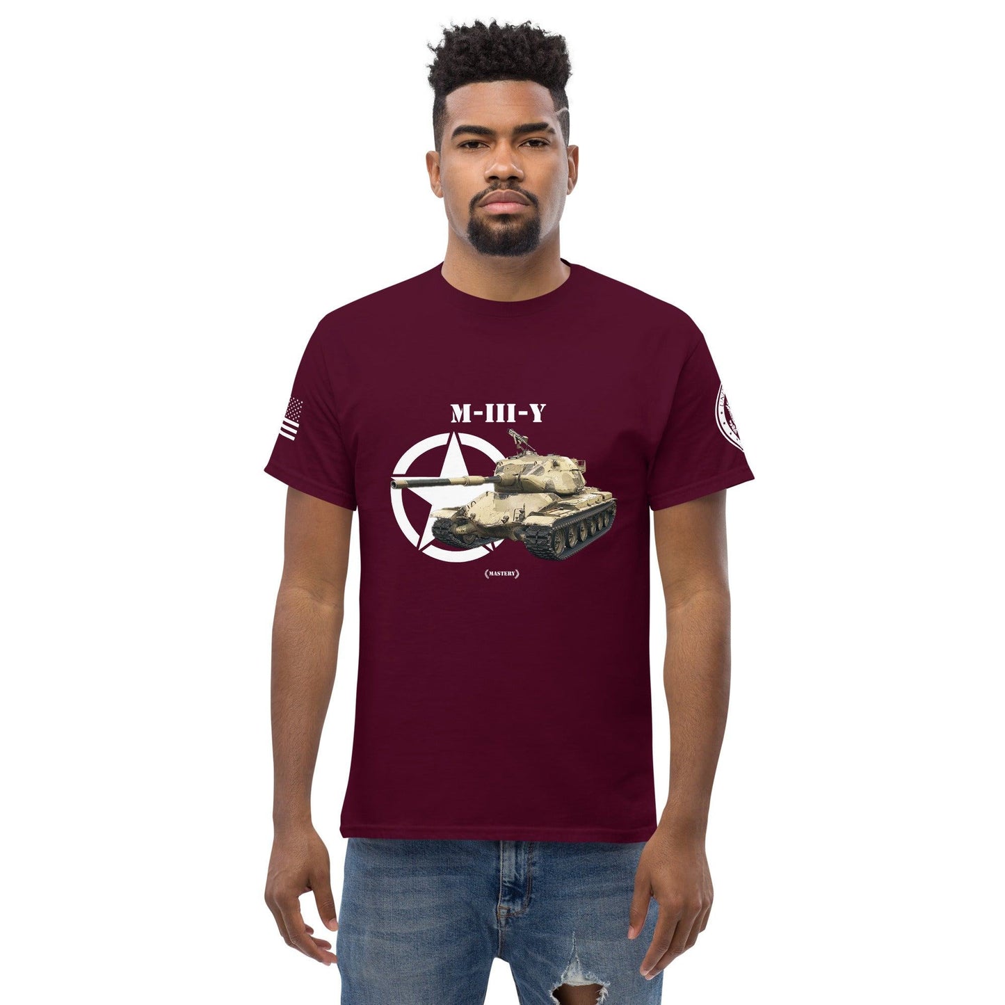 Amerikanischer schwerer Panzer T-Shirt M-III-Y Mastery T-Shirt T-Shirt 33.99 Herren, M-III-Y, Mastery, Panzer, schwerer, T-Shirt, Tanks, Thunder, War, World JLR Design