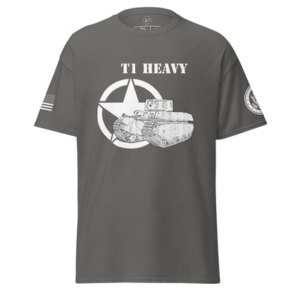 Amerikanischer schwerer Panzer T1 Heavy T-Shirt sw T-Shirt JLR Design