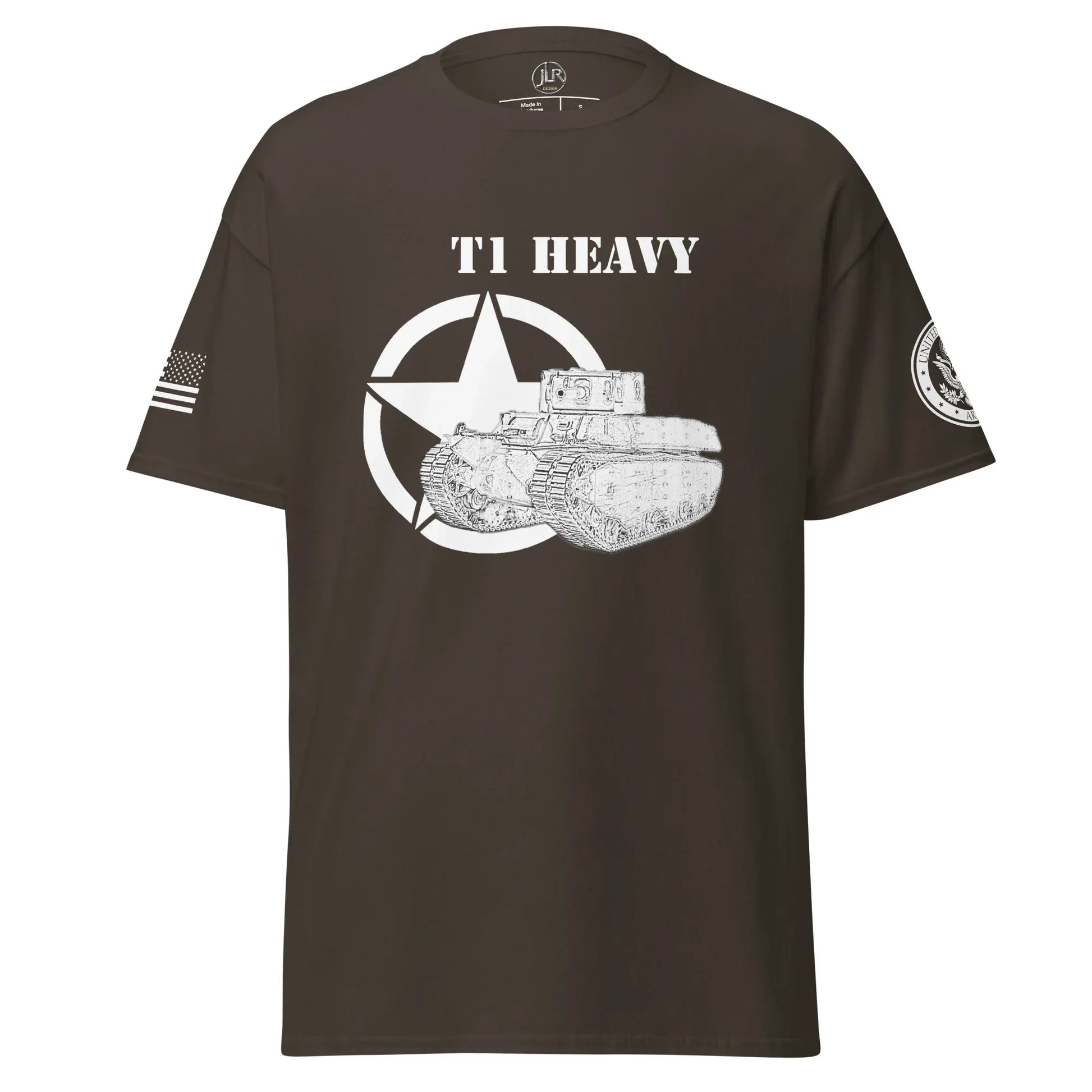 amerikanischer-schwerer-panzer-t1-heavy-t-shirt-sw-t-shirt-jlr-design-79932 - JLR Design