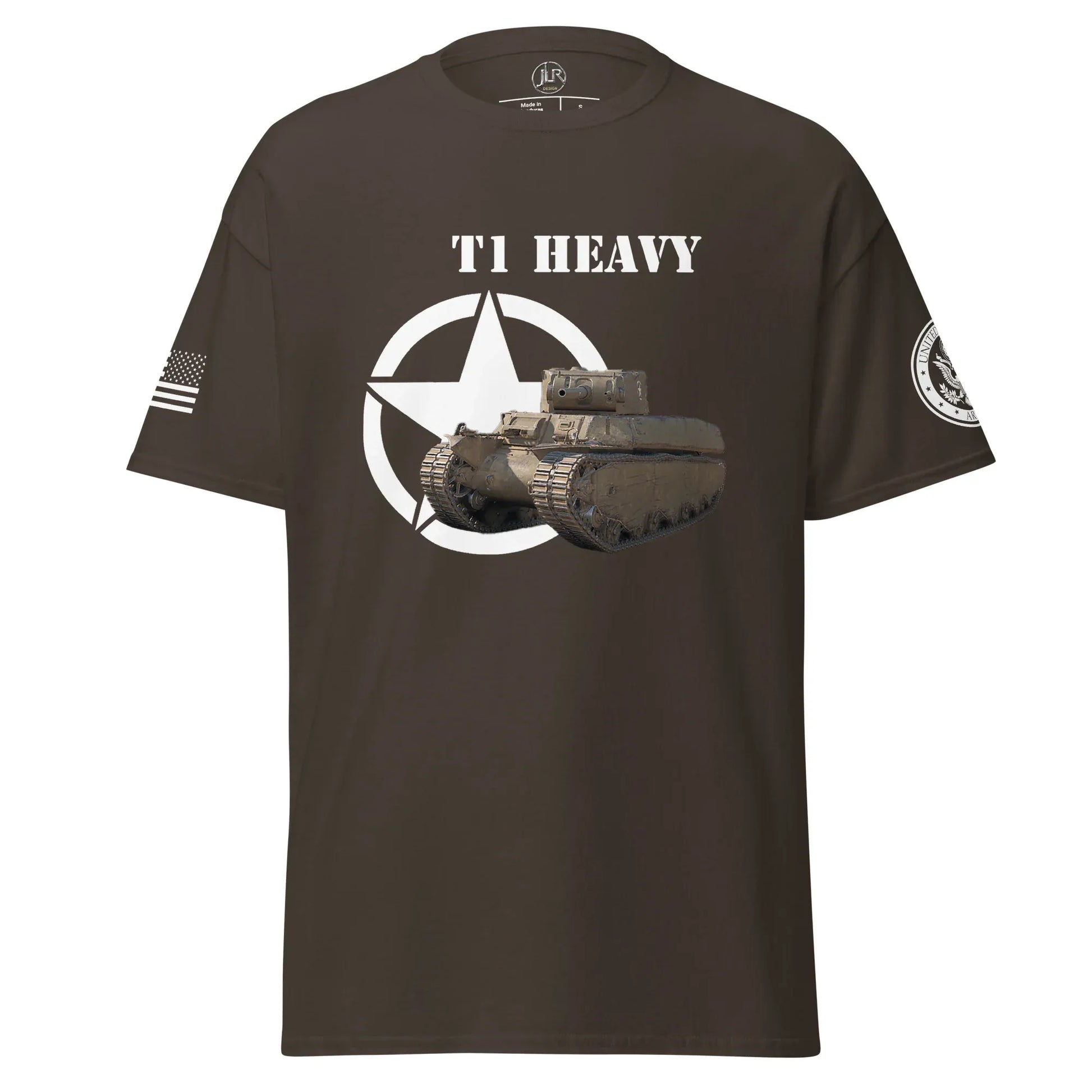amerikanischer-schwerer-panzer-t1-heavy-t-shirt-t-shirt-jlr-design-45840 - JLR Design