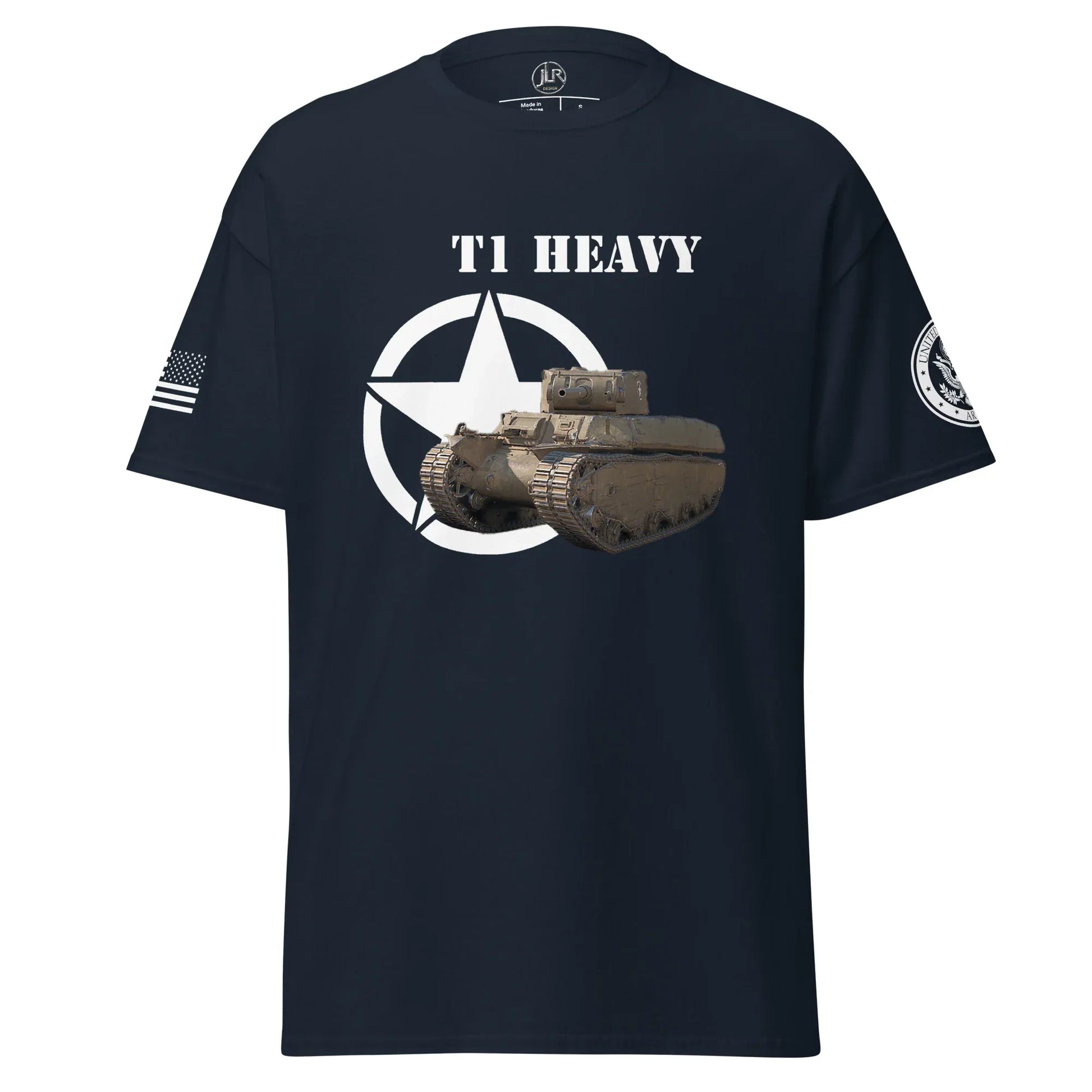 amerikanischer-schwerer-panzer-t1-heavy-t-shirt-t-shirt-jlr-design-74563 - JLR Design
