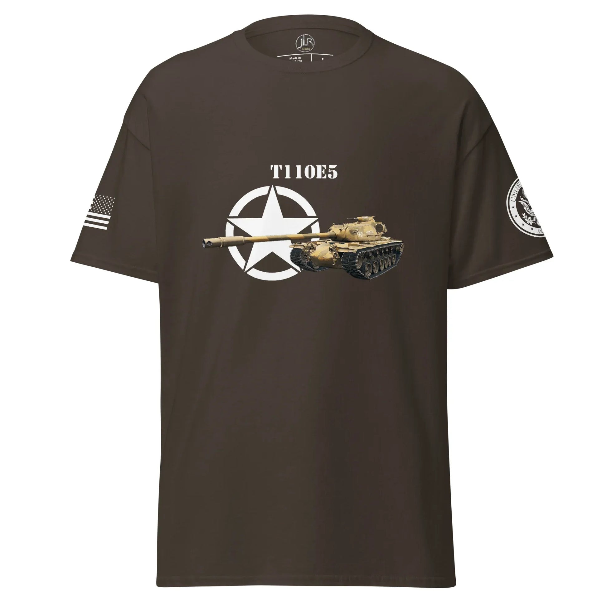 amerikanischer-schwerer-panzer-t110e5-t-shirt-t-shirt-jlr-design-31256 - JLR Design