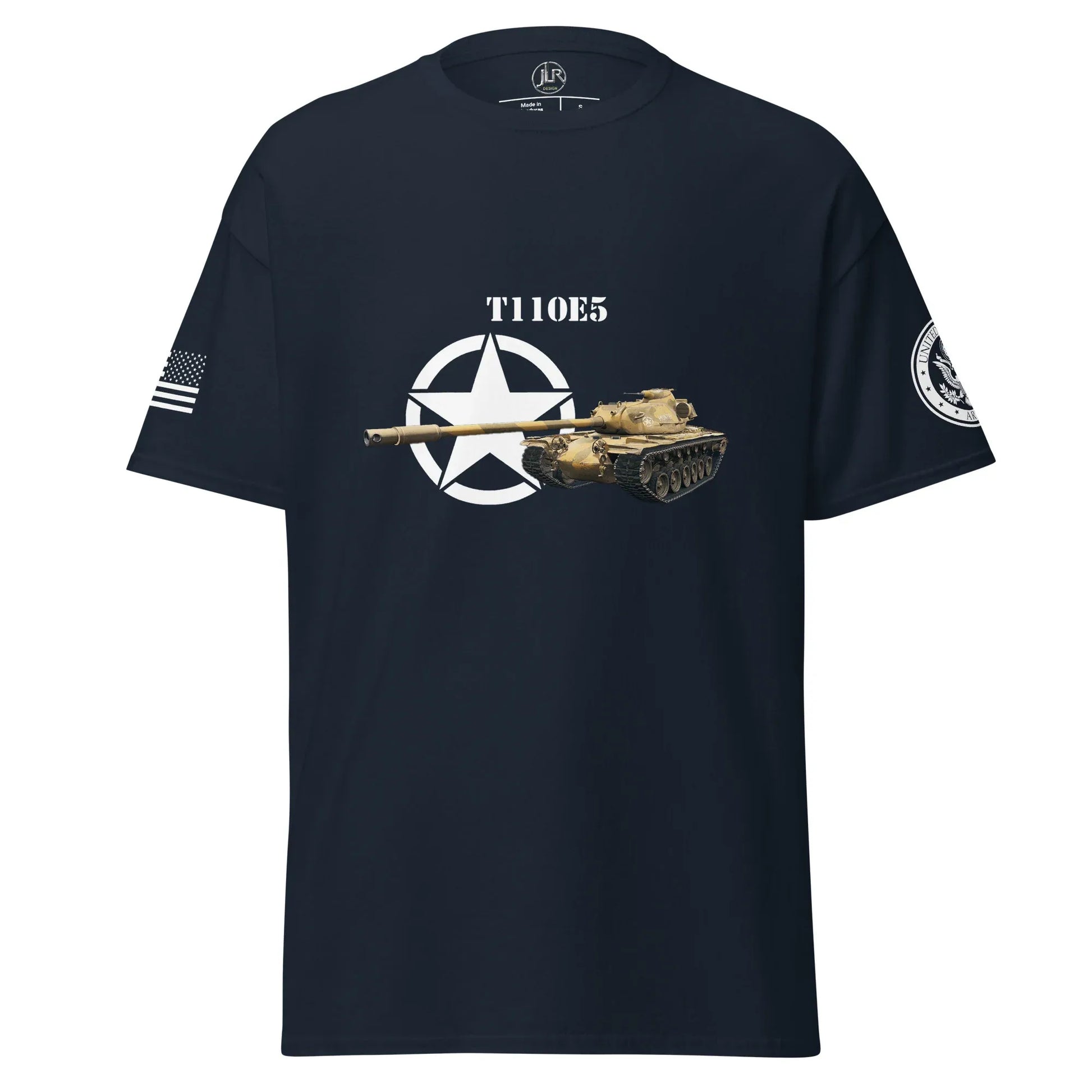 amerikanischer-schwerer-panzer-t110e5-t-shirt-t-shirt-jlr-design-40726 - JLR Design