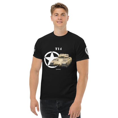 Amerikanischer schwerer Panzer T14 Mastery T-Shirt T-Shirt 33.99 Amerikanischer, Herren, Mastery, Panzer, schwerer, T-Shirt, T14, Tanks, Thunder, War, World JLR Design