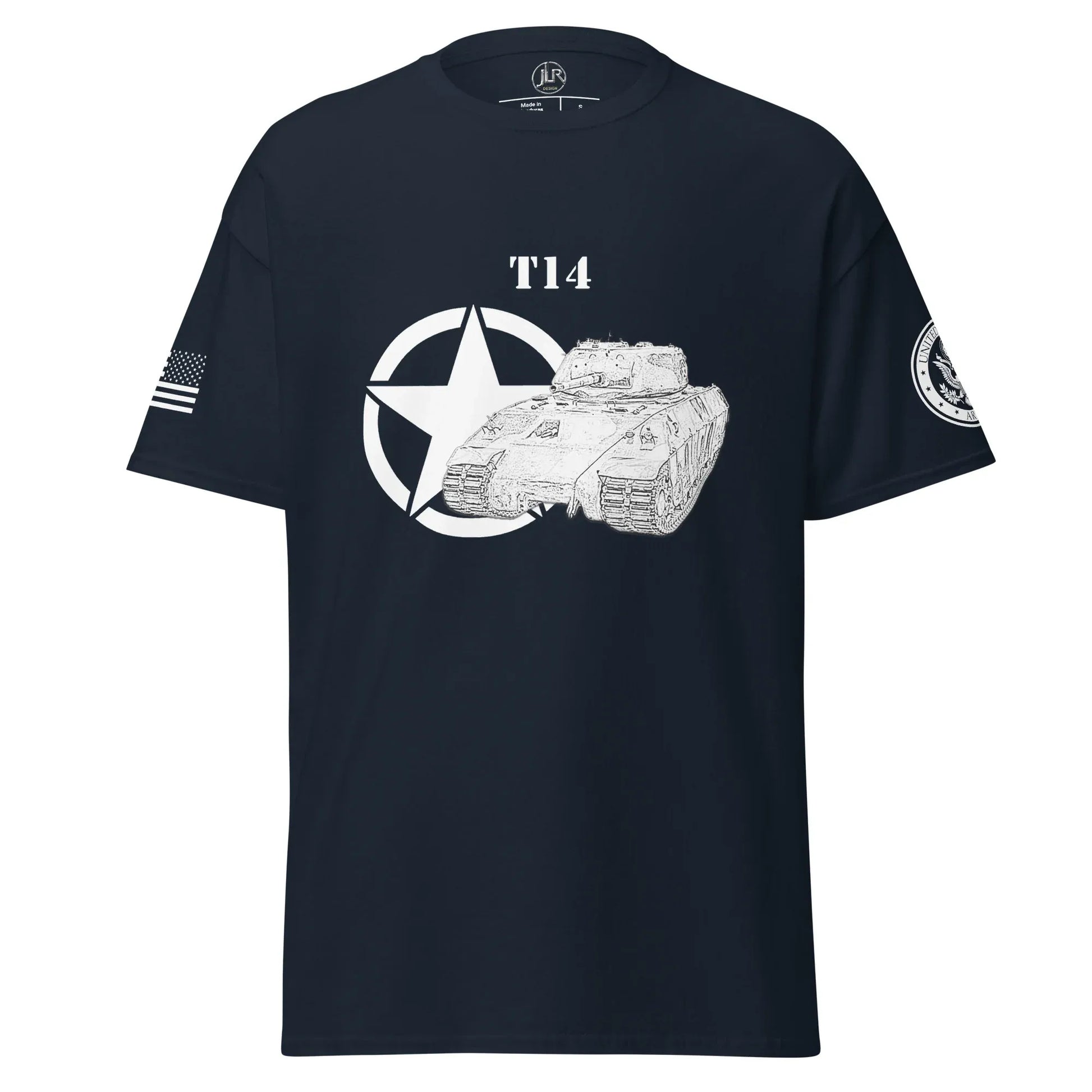 amerikanischer-schwerer-panzer-t14-t-shirt-sw-t-shirt-jlr-design-13933 - JLR Design