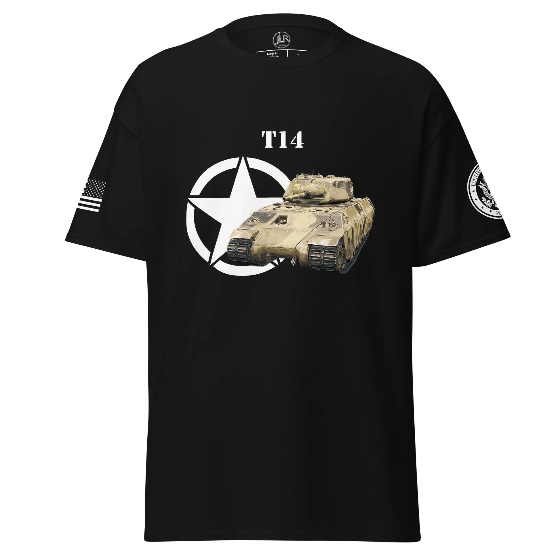 amerikanischer-schwerer-panzer-t14-t-shirt-t-shirt-jlr-design-45056 - JLR Design