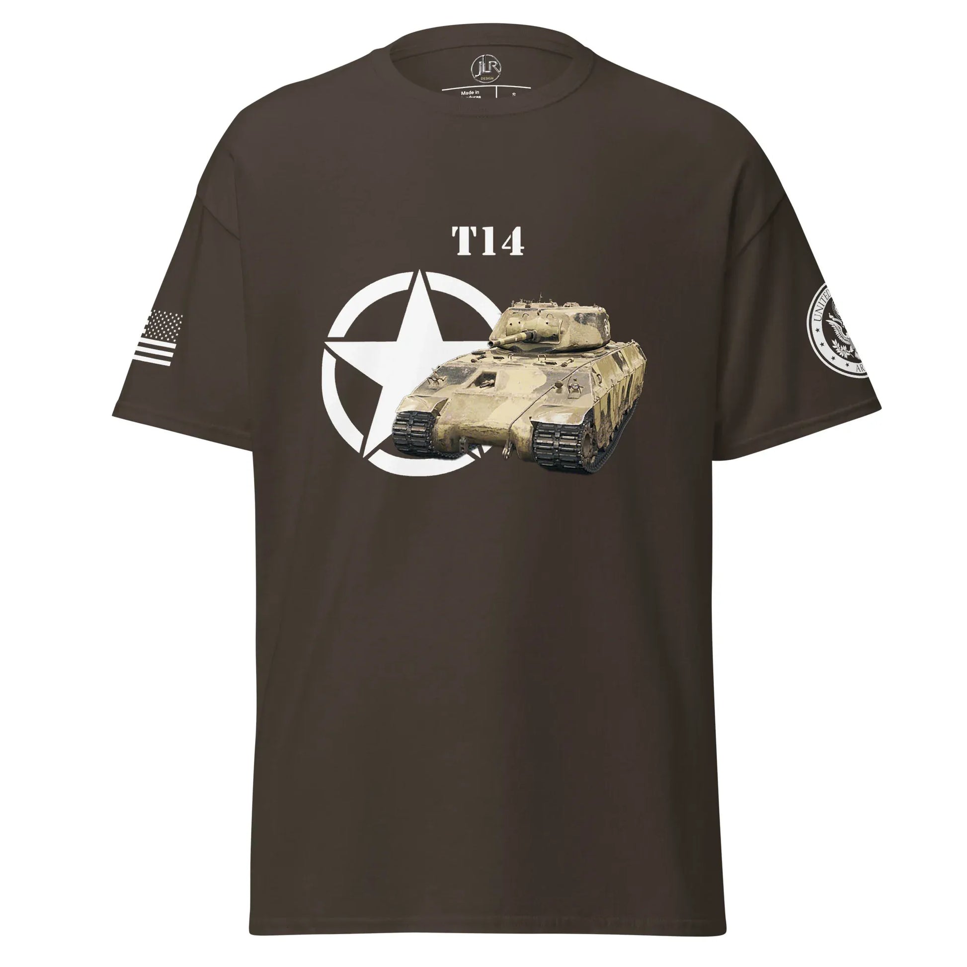 amerikanischer-schwerer-panzer-t14-t-shirt-t-shirt-jlr-design-72563 - JLR Design
