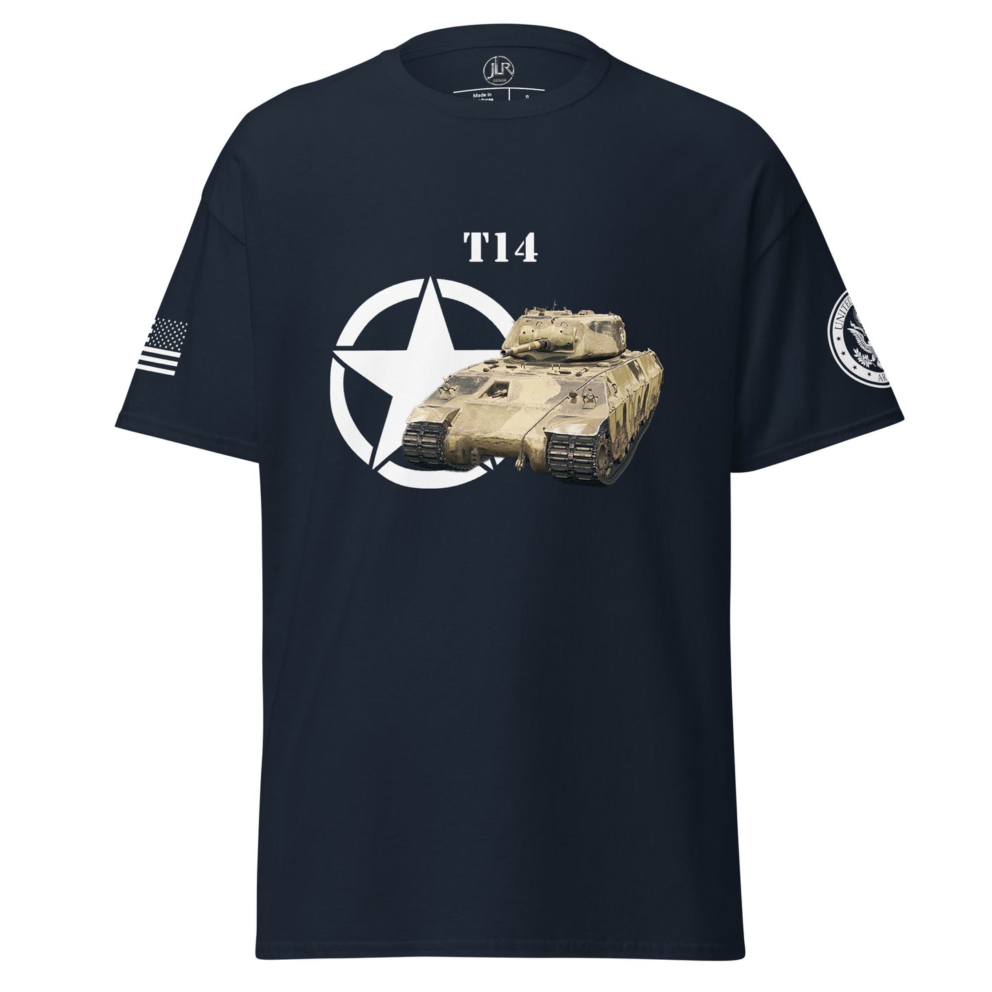 Amerikanischer schwerer Panzer T14 T-Shirt T-Shirt JLR Design