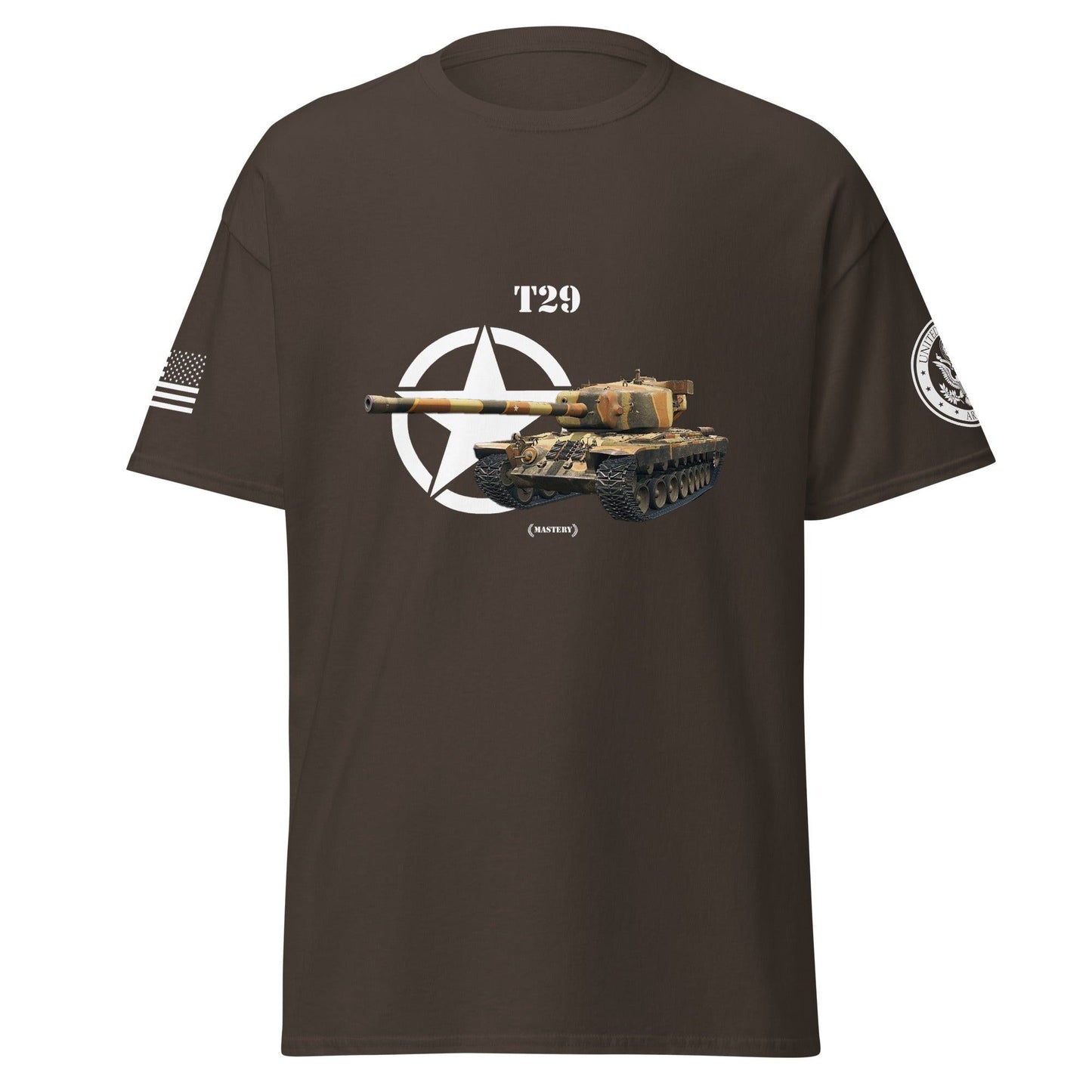 Amerikanischer schwerer Panzer T29 Mastery T-Shirt T-Shirt 33.99 Herren, Mastery, Panzer, schwerer, T-Shirt, T29, Tanks, Thunder, War, World JLR Design