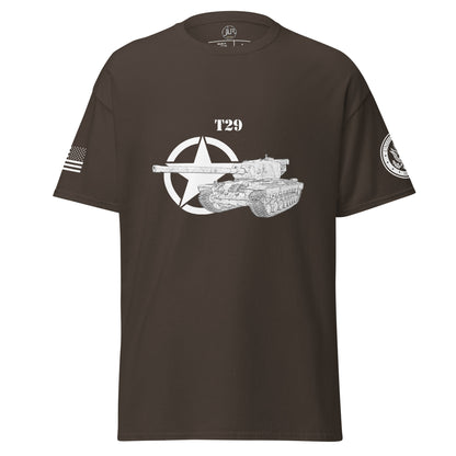 Amerikanischer schwerer Panzer T29 T-Shirt sw T-Shirt JLR Design