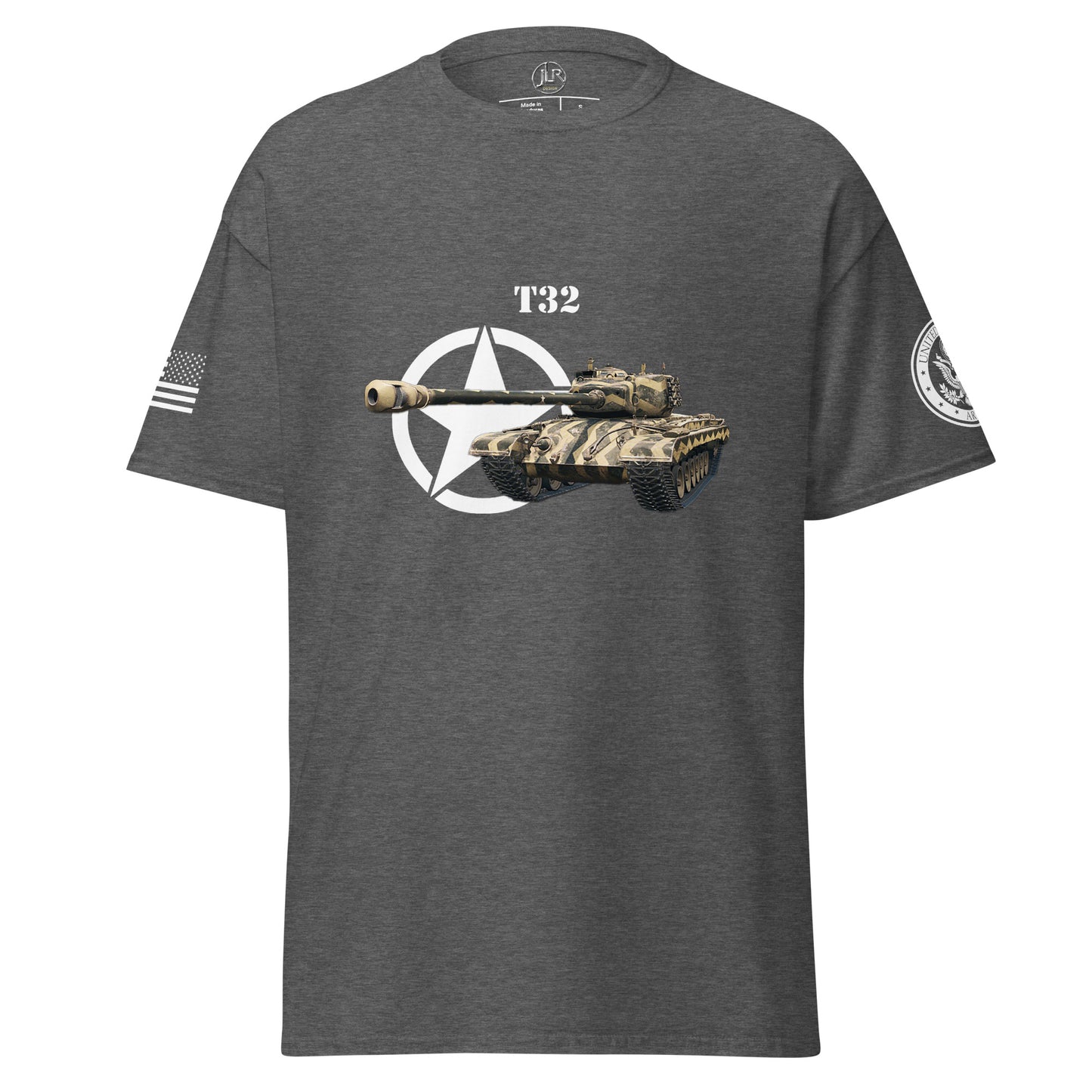 Amerikanischer schwerer Panzer T32 T-Shirt T-Shirt JLR Design