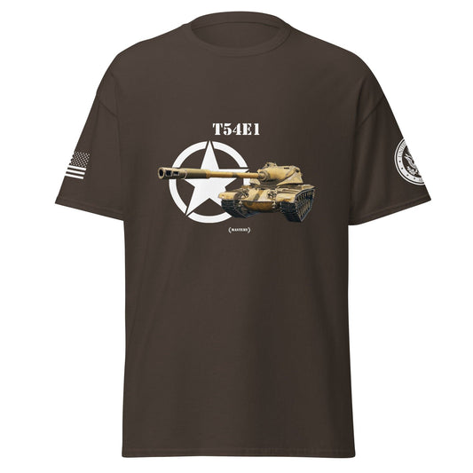 Amerikanischer schwerer Panzer T54E1 Mastery T-Shirt T-Shirt 33.99 Amerikanischer, Herren, Mastery, Panerz, schwerer, T.Shirt, T54E1, Tanks, Thunder, War, World JLR Design