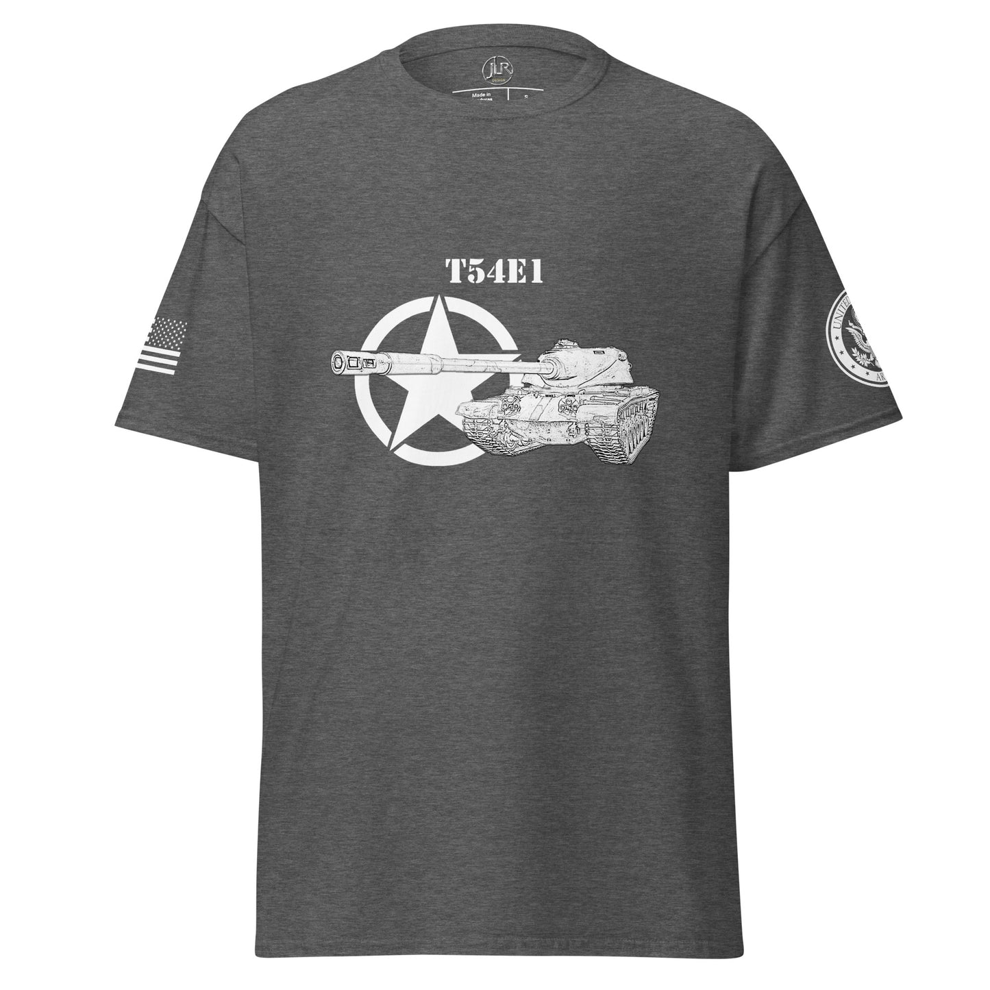 Amerikanischer schwerer Panzer T54E1 T-Shirt sw T-Shirt JLR Design