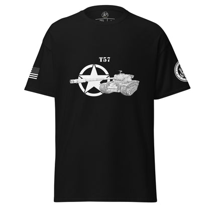 Amerikanischer schwerer Panzer T57 T-Shirt sw T-Shirt JLR Design