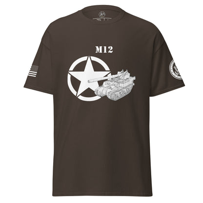 Amerikanisches Artilleriefahrzeug M12 T-Shirt sw T-Shirt JLR Design