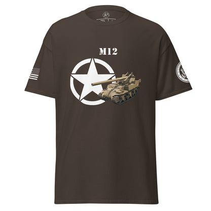 Amerikanisches Artilleriefahrzeug M12 T-Shirt T-Shirt JLR Design