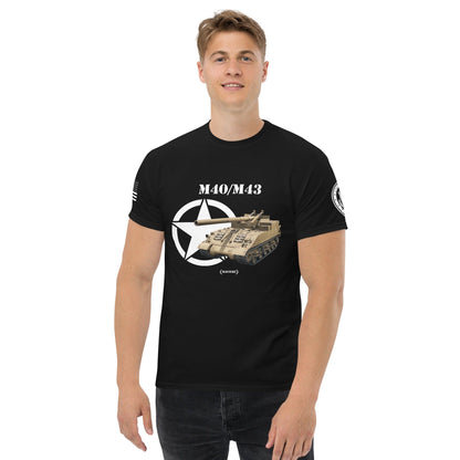 Amerikanisches Artilleriefahrzeug M40/M43 Mastery T-Shirt T-Shirt 33.99 Artilleriefahrzeug, Herren, M40/M43, Mastery, T-Shirt, Tanks, Thunder, War, World JLR Design