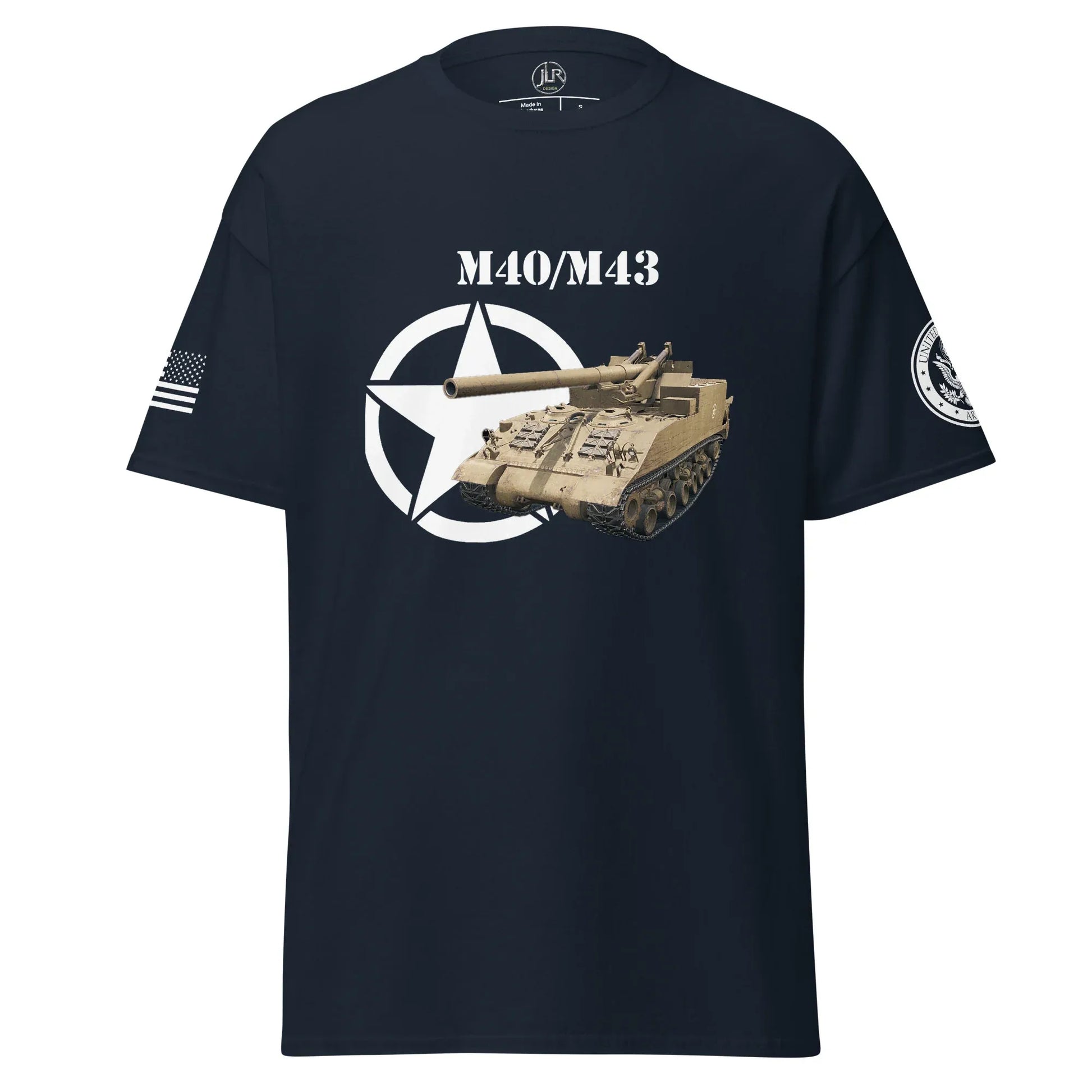 amerikanisches-artilleriefahrzeug-m40m43-t-shirt-t-shirt-jlr-design-97513 - JLR Design