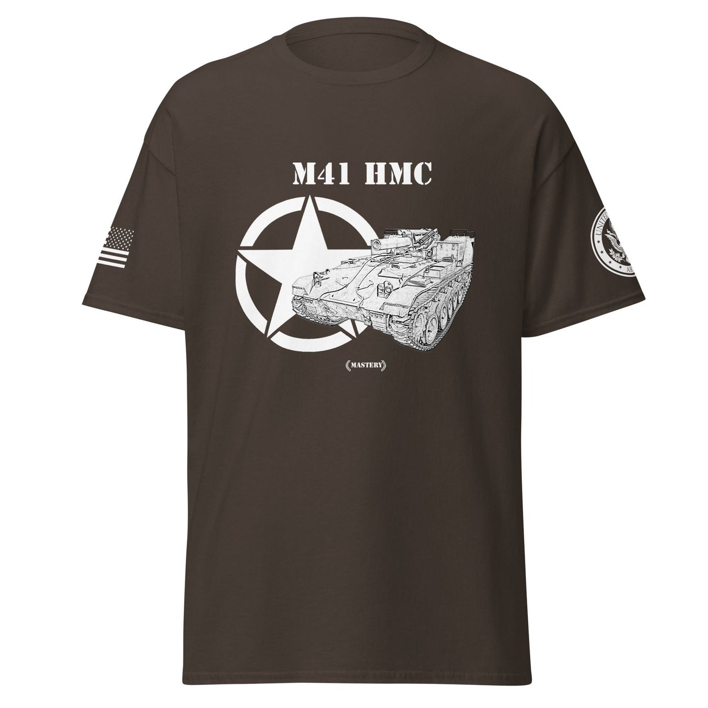 Amerikanisches Artilleriefahrzeug M41 HMC Mastery T-Shirt sw T-Shirt 29.99 Artilleriefahrzeug, Herren, HMC, M41, Mastery, Panzer, sw, T-Shirt JLR Design