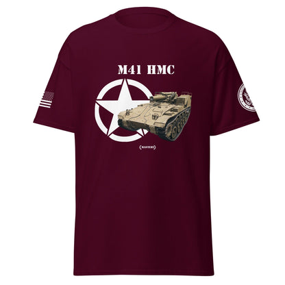 Amerikanisches Artilleriefahrzeug M41 HMC Mastery T-Shirt T-Shirt 33.99 Amerikanisch, Artilleriefahrzeug, Herren, HMC, M41, Mastery, Panzer, T-Shirt, Tanks, Thunder, War, World JLR Design