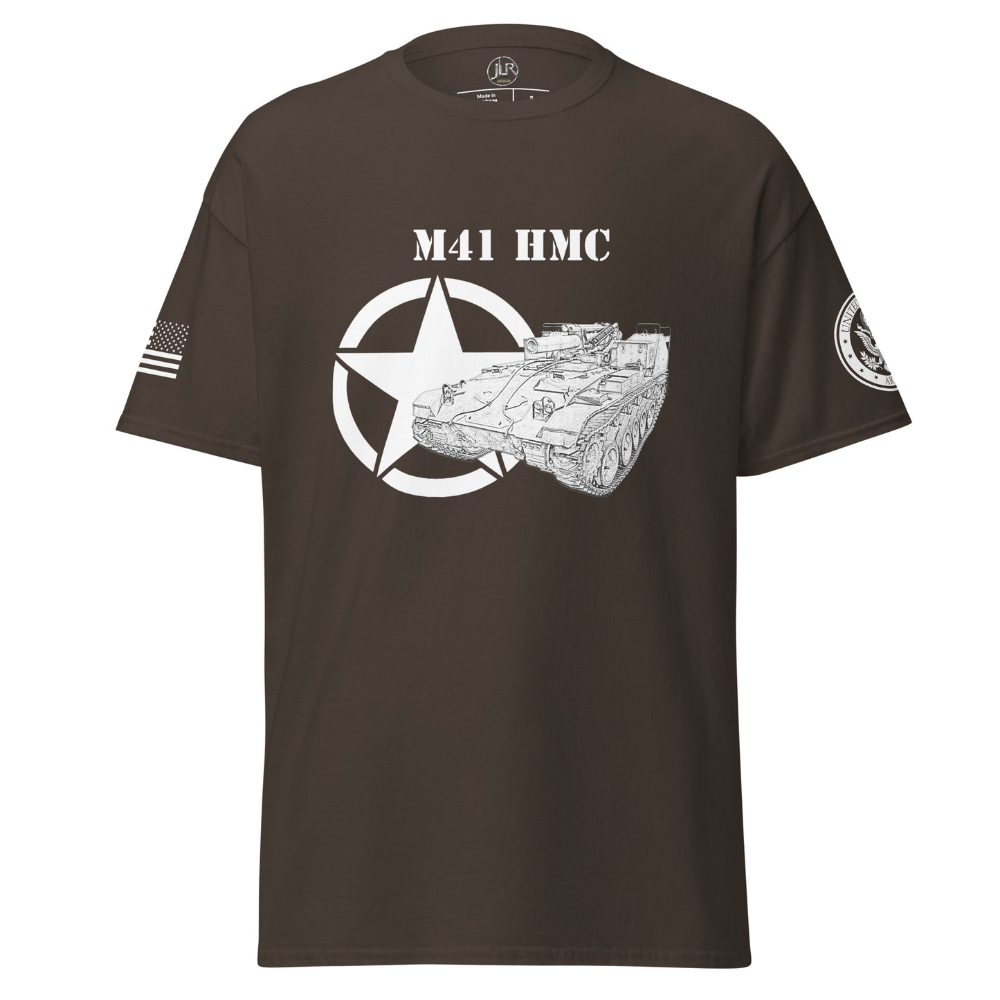 Amerikanisches Artilleriefahrzeug M41 HMC T-Shirt sw T-Shirt JLR Design