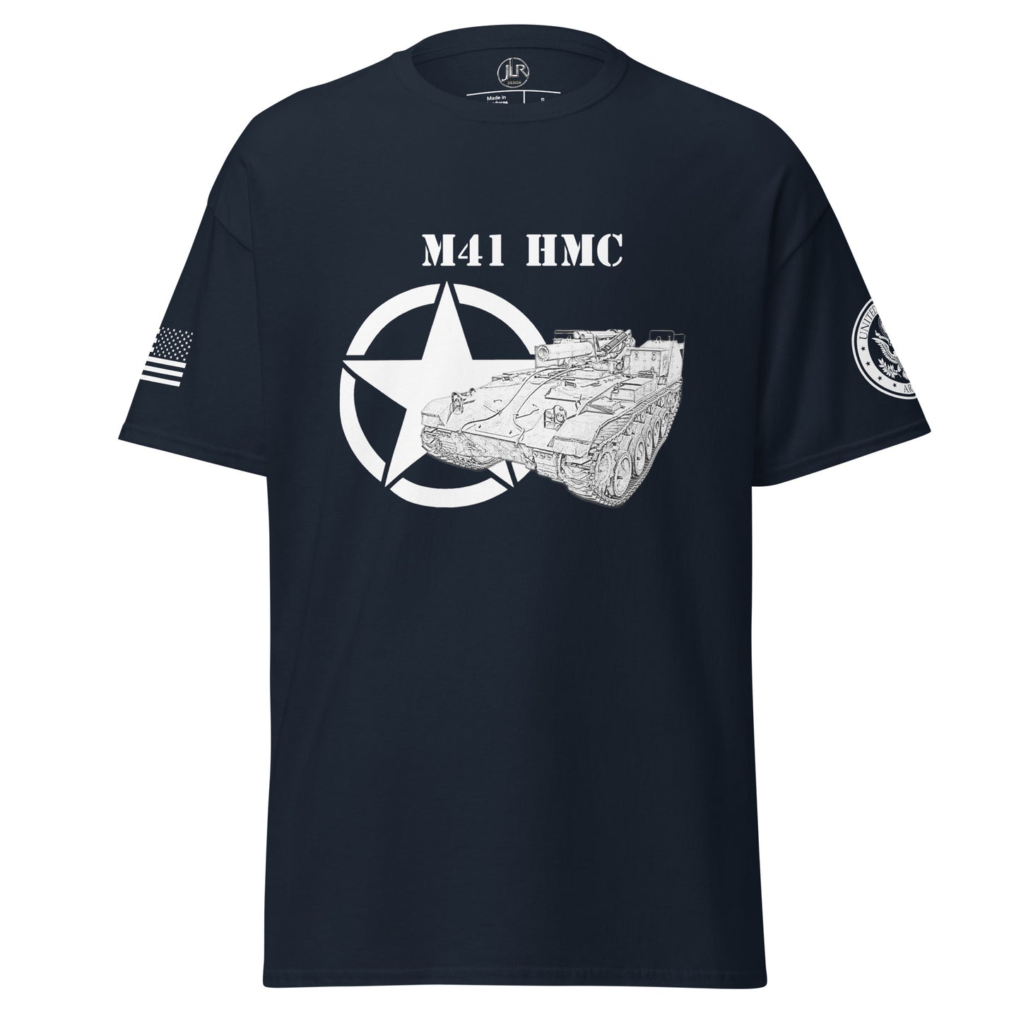 Amerikanisches Artilleriefahrzeug M41 HMC T-Shirt sw T-Shirt JLR Design