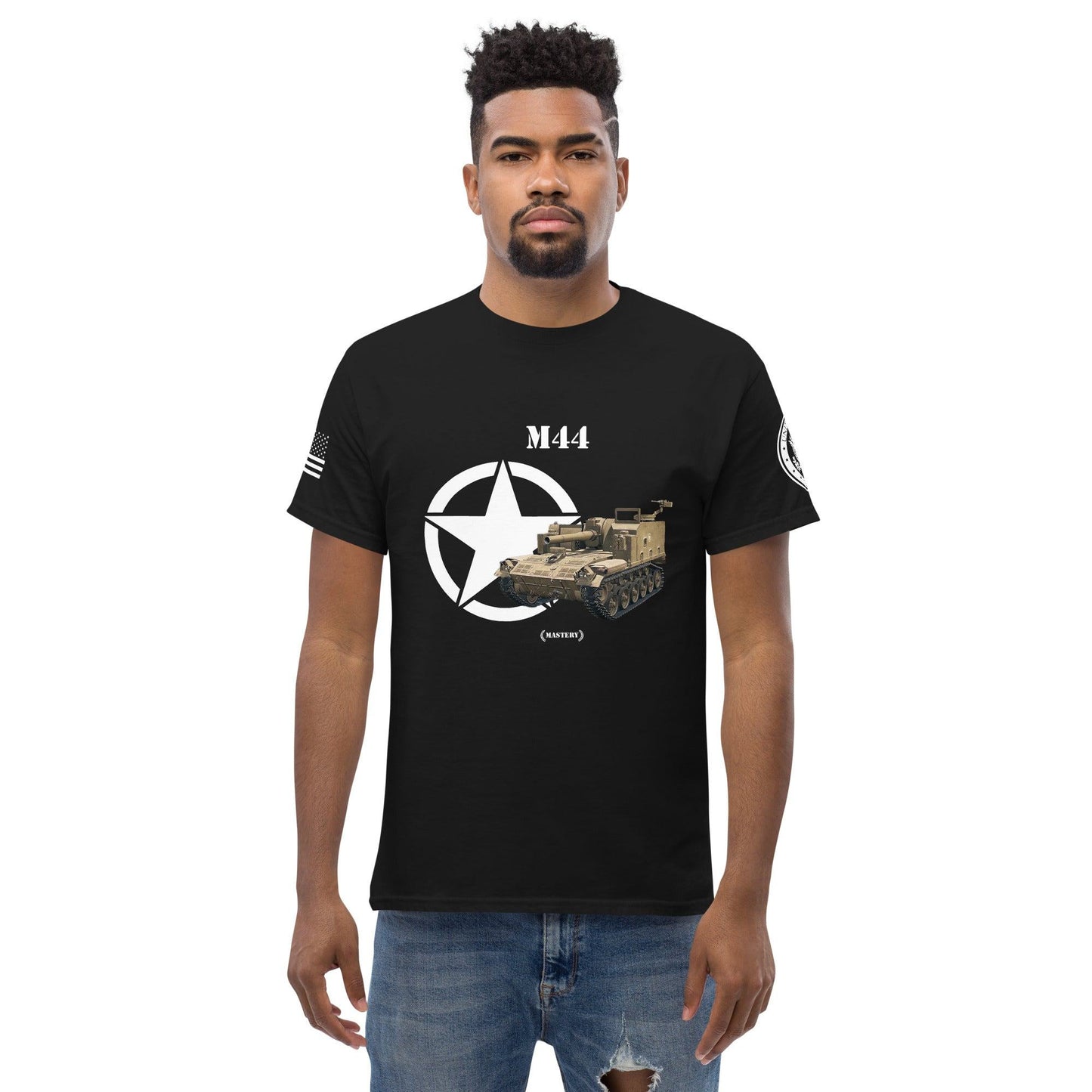 Amerikanisches Artilleriefahrzeug M44 Mastery T-Shirt T-Shirt 33.99 Artilleriefahrzeug, Herren, M44, Mastery, T-Shirt, Tanks, Thunder, War, World JLR Design