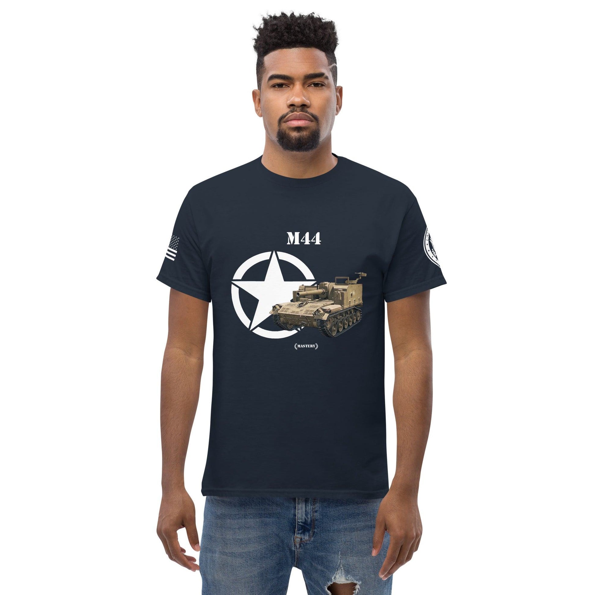 Amerikanisches Artilleriefahrzeug M44 Mastery T-Shirt T-Shirt 33.99 Artilleriefahrzeug, Herren, M44, Mastery, T-Shirt, Tanks, Thunder, War, World JLR Design