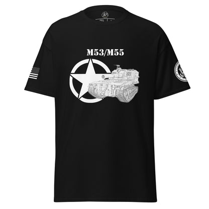 Amerikanisches Artilleriefahrzeug M53/M55 T-Shirt sw T-Shirt JLR Design