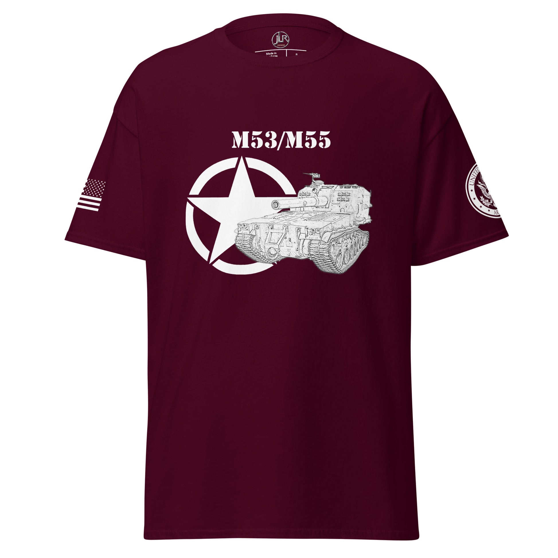 Amerikanisches Artilleriefahrzeug M53/M55 T-Shirt sw T-Shirt JLR Design