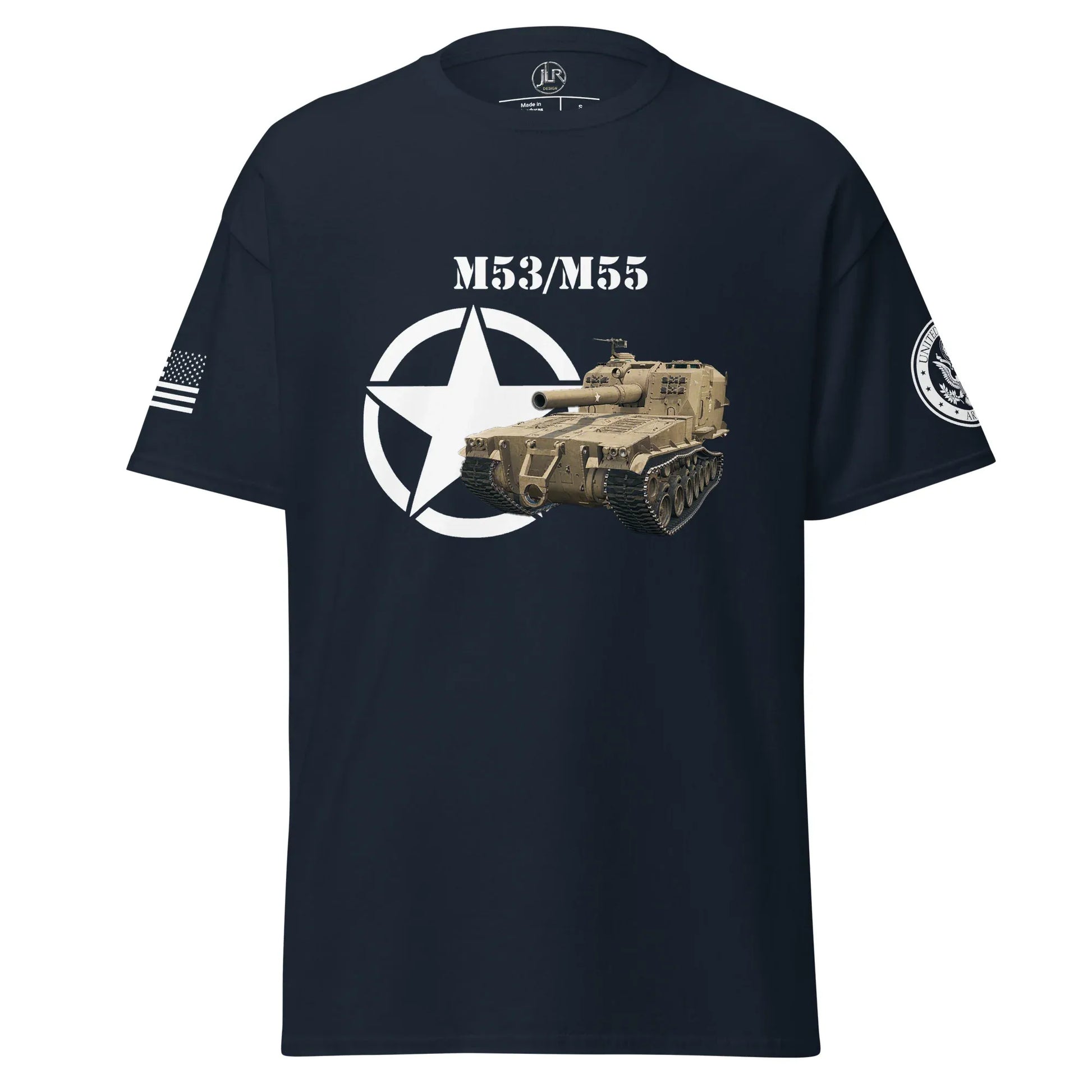 amerikanisches-artilleriefahrzeug-m53m55-t-shirt-t-shirt-jlr-design-89298 - JLR Design