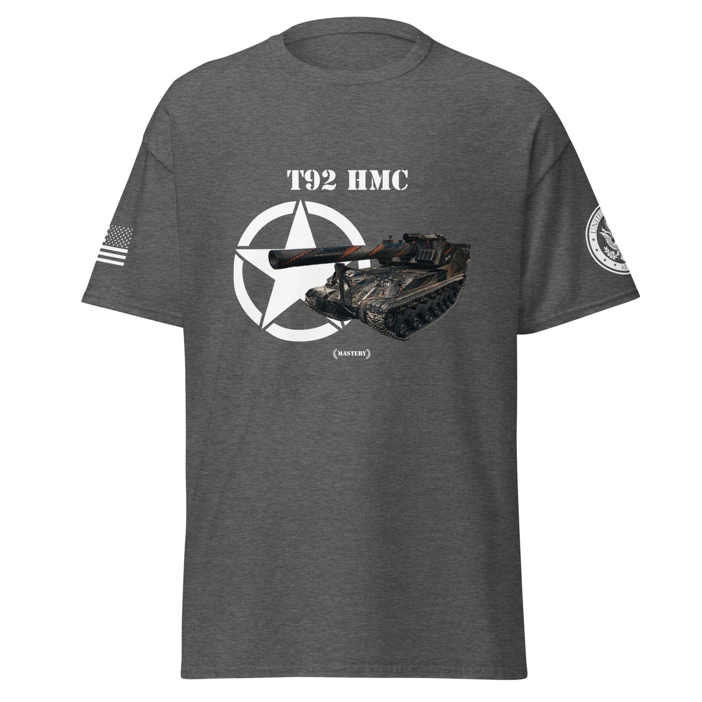 Amerikanisches Artilleriefahrzeug T92 HMC Mastery T-Shirt T-Shirt 33.99 Amerikanisches, Artilleriefahrzeug, Herren, HMC, Mastery, T-Shirt, T92, Tanks, Thunder, War, World JLR Design