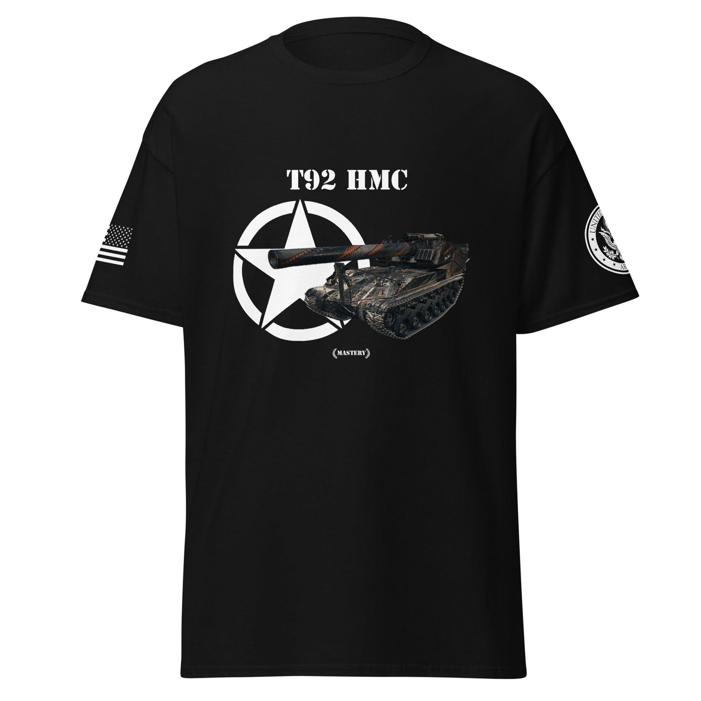 Amerikanisches Artilleriefahrzeug T92 HMC Mastery T-Shirt T-Shirt 33.99 Amerikanisches, Artilleriefahrzeug, Herren, HMC, Mastery, T-Shirt, T92, Tanks, Thunder, War, World JLR Design