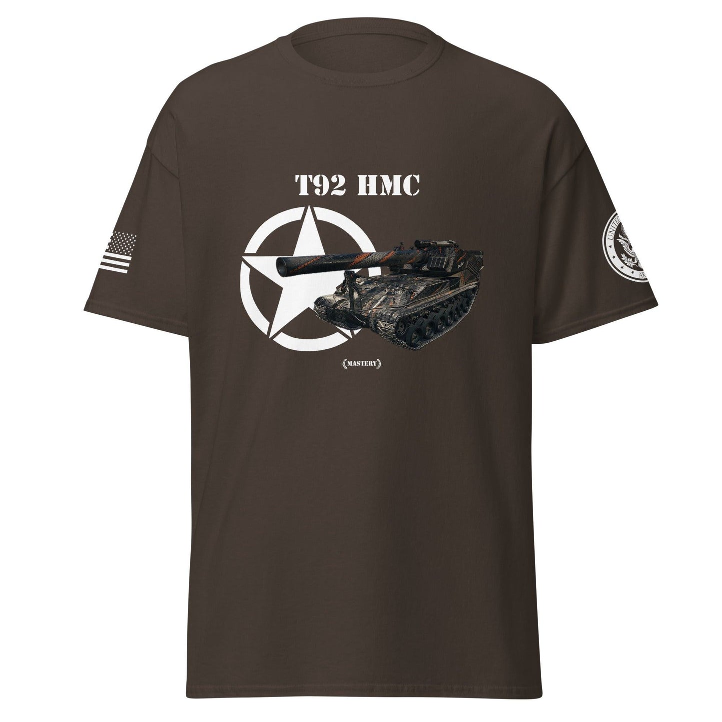 Amerikanisches Artilleriefahrzeug T92 HMC Mastery T-Shirt T-Shirt 33.99 Amerikanisches, Artilleriefahrzeug, Herren, HMC, Mastery, T-Shirt, T92, Tanks, Thunder, War, World JLR Design