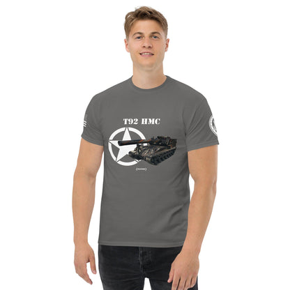 Amerikanisches Artilleriefahrzeug T92 HMC Mastery T-Shirt T-Shirt 33.99 Amerikanisches, Artilleriefahrzeug, Herren, HMC, Mastery, T-Shirt, T92, Tanks, Thunder, War, World JLR Design