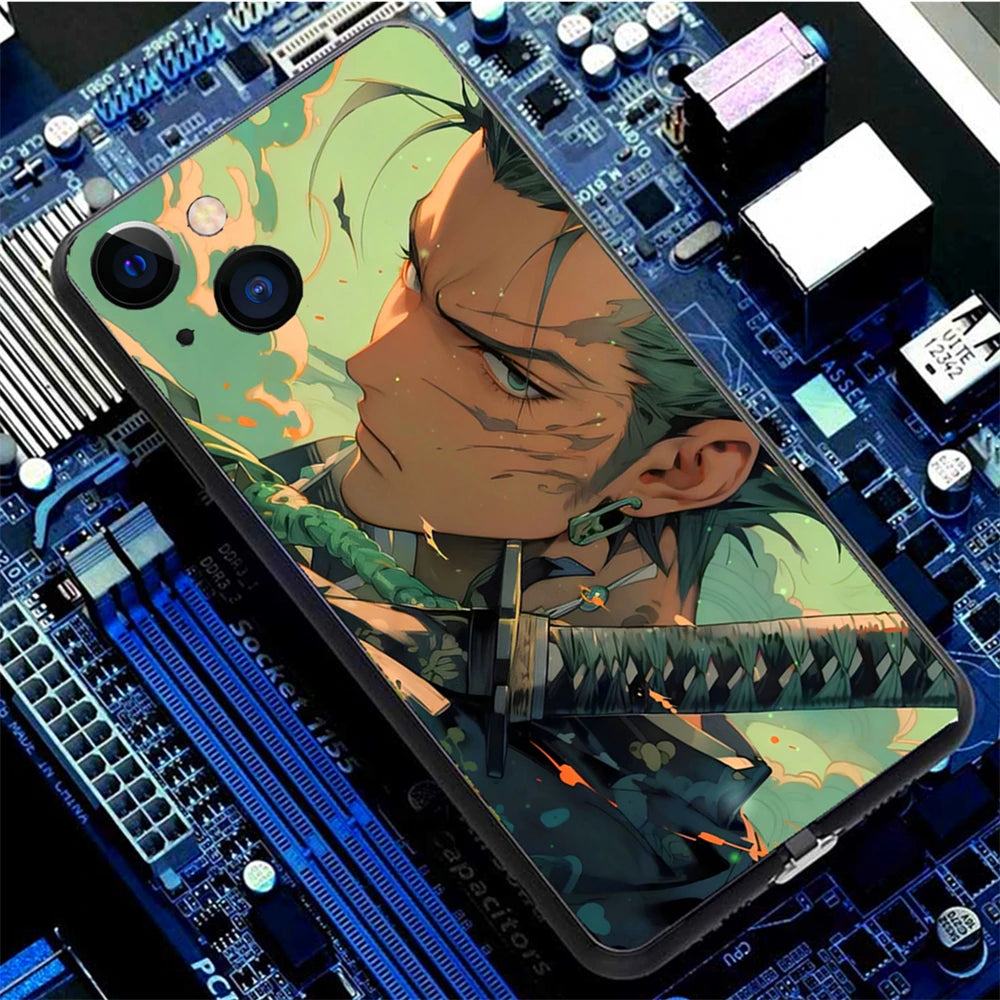 Anime LED Handyhülle für Samsung S24/S23/S22/Plus/Ultra Cover JLR Design