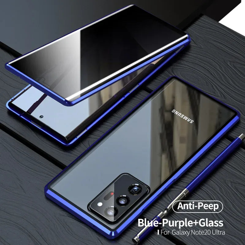 anti-peeping-magnetic-glass-case-fur-samsung-galaxy-s22-note-20-ultra-s20-s21-s22-plus-samsung-cover-jlr-design-63951 - JLR Design