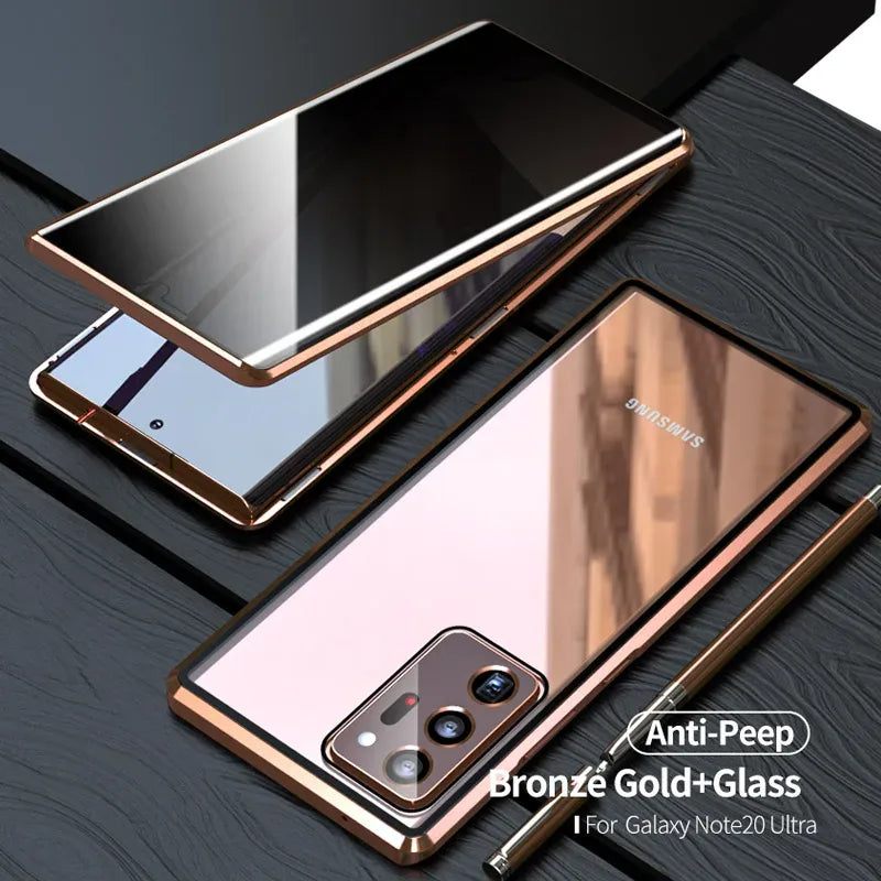 anti-peeping-magnetic-glass-case-fur-samsung-galaxy-s22-note-20-ultra-s20-s21-s22-plus-samsung-cover-jlr-design-33187 - JLR Design