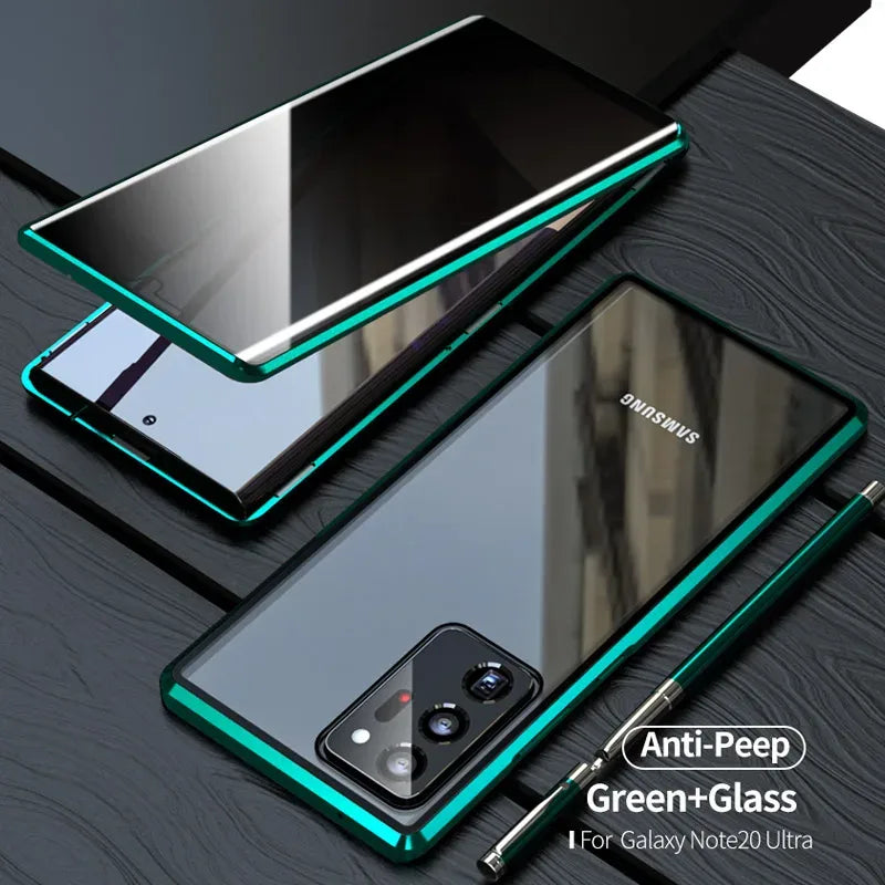 anti-peeping-magnetic-glass-case-fur-samsung-galaxy-s22-note-20-ultra-s20-s21-s22-plus-samsung-cover-jlr-design-39600 - JLR Design