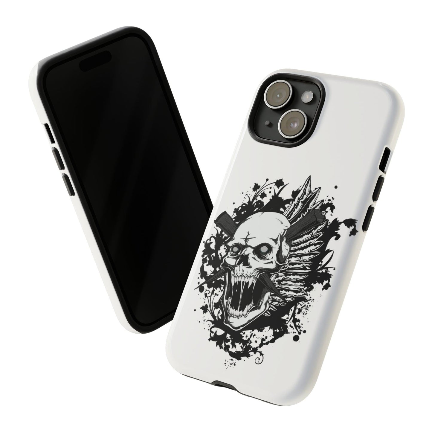 Apple Iphone Impaled Skull Cover Phone Case 37.99 Accessories, Apple, Glossy, Impaled, Iphone, iPhone Cases, Matte, Phone accessory, Phone Cases, Skull JLR Design