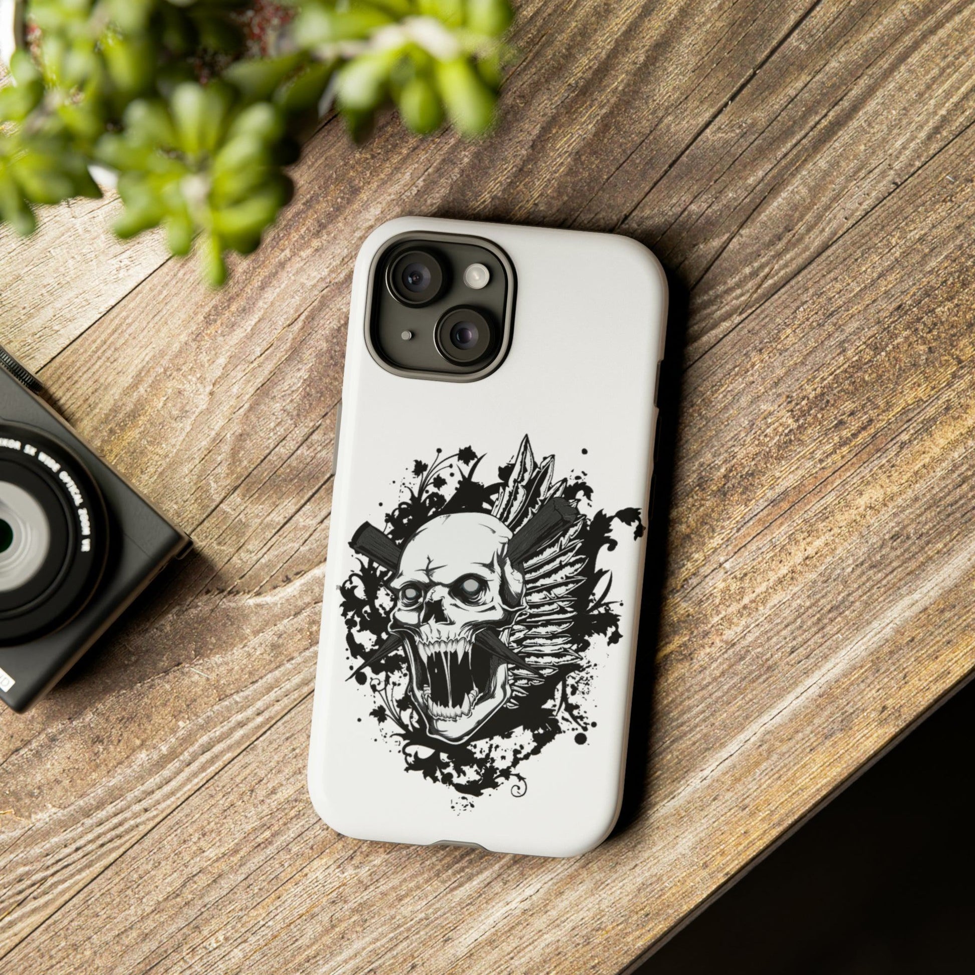 Apple Iphone Impaled Skull Cover Phone Case 37.99 Accessories, Apple, Glossy, Impaled, Iphone, iPhone Cases, Matte, Phone accessory, Phone Cases, Skull JLR Design