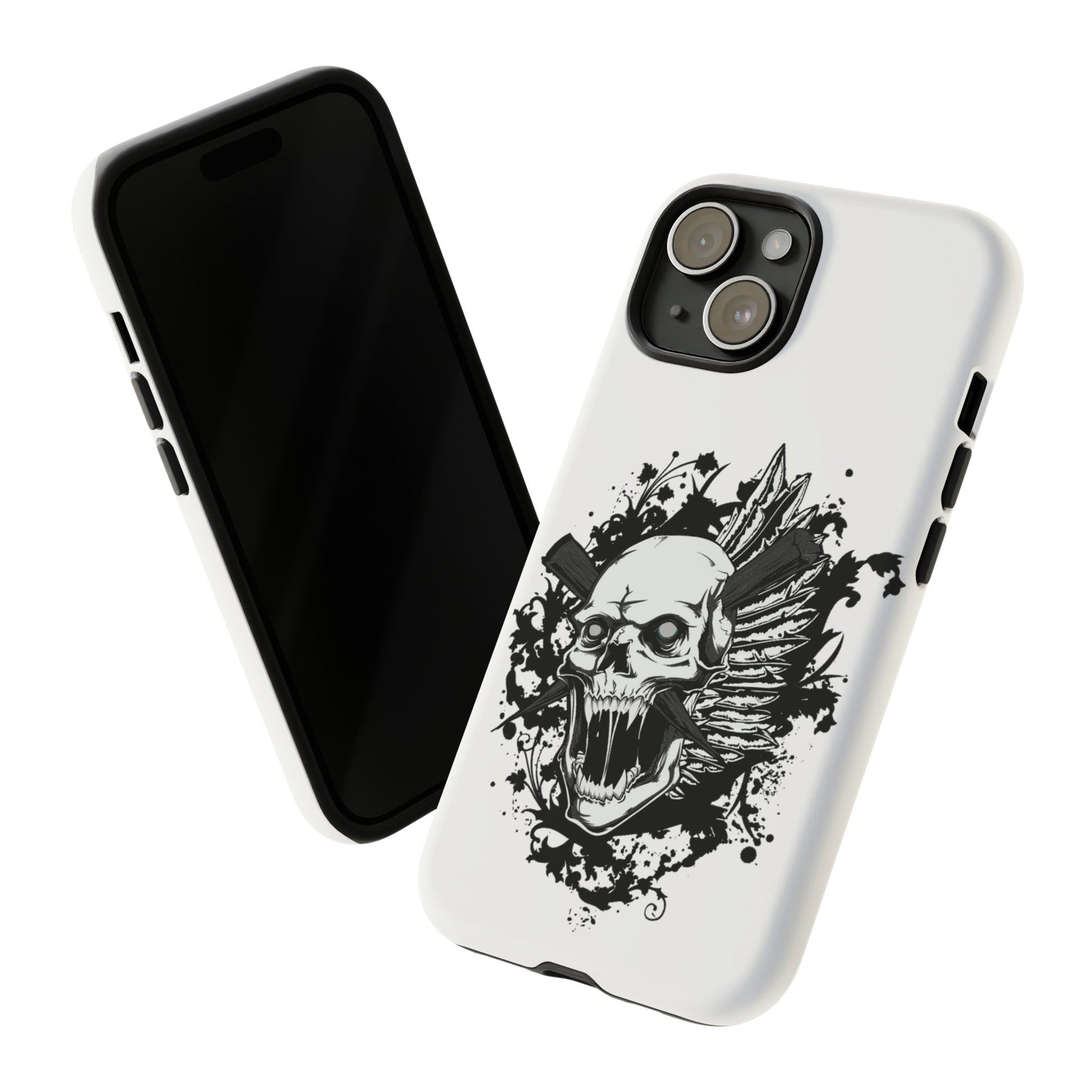 Apple Iphone Impaled Skull Cover Phone Case 37.99 Accessories, Apple, Glossy, Impaled, Iphone, iPhone Cases, Matte, Phone accessory, Phone Cases, Skull JLR Design