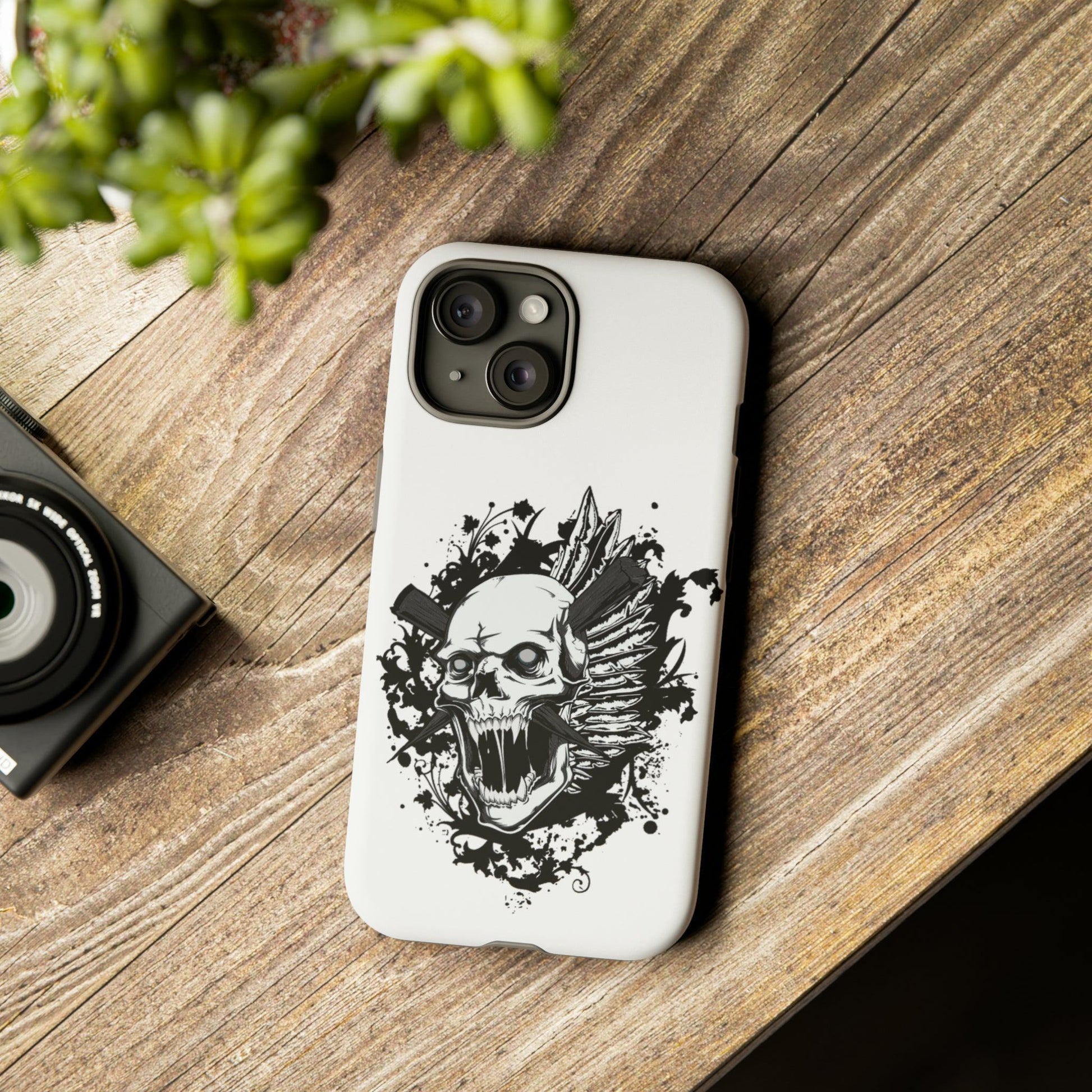 Apple Iphone Impaled Skull Cover Phone Case 37.99 Accessories, Apple, Glossy, Impaled, Iphone, iPhone Cases, Matte, Phone accessory, Phone Cases, Skull JLR Design