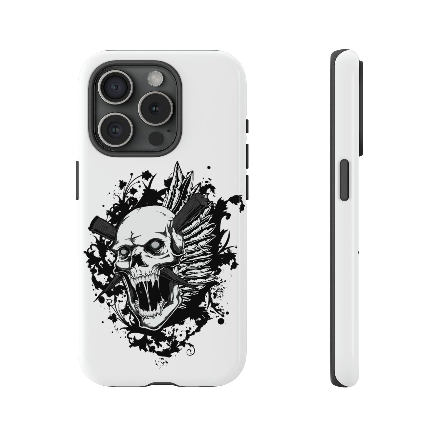 Apple Iphone Impaled Skull Cover Phone Case 37.99 Accessories, Apple, Glossy, Impaled, Iphone, iPhone Cases, Matte, Phone accessory, Phone Cases, Skull JLR Design